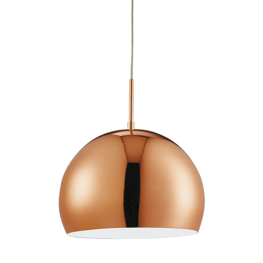 Searchlight 3039CU Domas large copper pendant